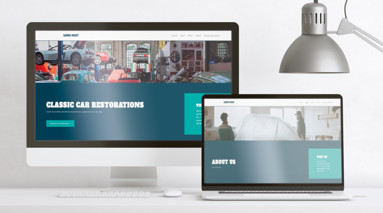 디테일링샵 홈페이지 제작